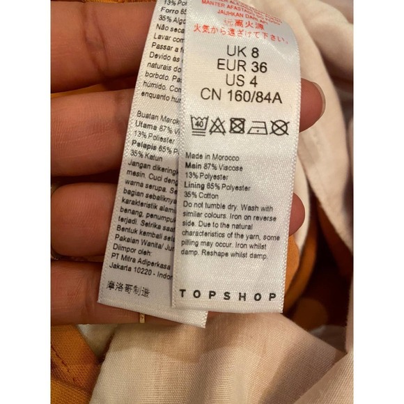 Topshop Wide Leg Tie Waist Jumpsuit - Picture 10 of 11